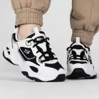 Skechers/斯凯奇女鞋新款厚底熊猫鞋缓震运动鞋复古休闲鞋896256-WBK ZP