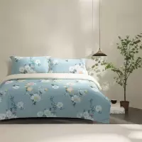 水星家纺 全棉四件套DH春野花漫-S04(抗菌)200×230cm/gd/套