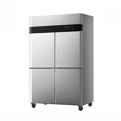 喜莱盛 冰柜 XLS-4GS-1 四门 900L 无级 电子控温 银色 直冷 0401014983&&