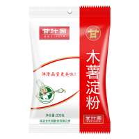 甘汁园 木薯淀粉 芋圆粉木薯粉生粉甜品烘焙原料 200g*1袋