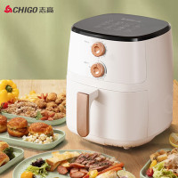志高(CHIGO)空气炸锅家用 5L大容量电炸锅 无油低脂煎炸锅 多功能空气烤箱 薯条机 JN-500AM01A32