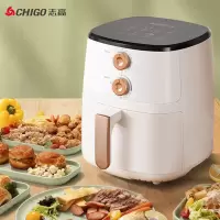 志高(CHIGO)空气炸锅家用 5L大容量电炸锅 无油低脂煎炸锅 多功能空气烤箱 薯条机 JN-500AM01A32