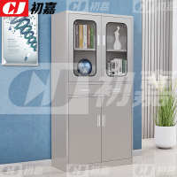 初嘉(CJ)WJG-26 不锈钢文件柜办公储物柜资料柜西药柜实验室带斗储物柜 中二斗文件柜