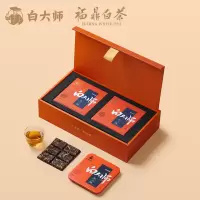 白大师福鼎高山老白茶小方片2018年陈皮白茶寿眉紧压茶叶正宗240g