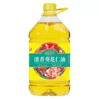 鲁花食用油 香味家族 葵花仁油 5L