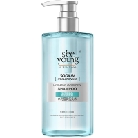 滋源(SEEYOUNG) 透明质酸钠水光嘭弹系列水光盈润洗头水450g(全塑封)-2312