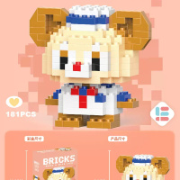 思唯美(sweet made) 星黛露微小颗粒积木儿童摆件 10套(款式随机)