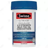 澳洲Swisse sw 4倍高浓度鱼油 60粒澳版 营养大脑 改善记性