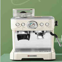 海氏Hauswirt C5 全自动研磨萃取奶泡三合一咖啡机 白色