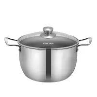 联创 雅索汤锅DF-CP105M 不锈钢汤锅22cm无涂层炖汤煲汤锅多功能锅