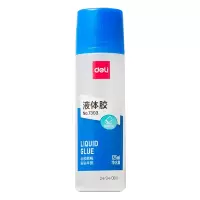 得力7303胶水透明液体125ml*5支