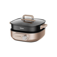 美的(Midea)电火锅6L大容量分体式家用多功能电热锅多用途锅炖煮涮多用锅 MC-HGS303004