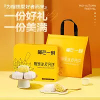 榴芒一刻 榴莲冰皮月饼礼盒 [经典款]榴莲冰皮月饼100g*6枚