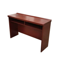 梓咖 会议桌培训桌实木皮办公桌 140*40*76cm-1.4米实木皮背板60条桌