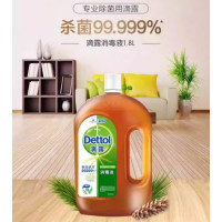 滴露(Dettol)消毒液1.8L内衣物杀菌除螨室内家居地面拖地通用