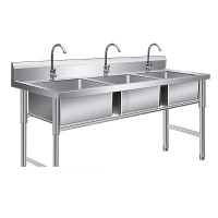 星源昌盛1700*600*800mm不锈钢三眼水槽