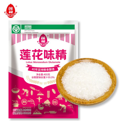 莲花味精400g*3 纯粮酿造无添加 99%高纯度不额外加盐 家用餐饮炒菜煲汤