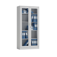 迅迈 通玻文件柜39*85*180cm 资料柜 钢制文件柜 铁皮柜子 档案柜 带锁储物柜 单位;台