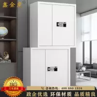 鑫金虎 分双节带抽国保指纹锁保密柜铁皮柜文件柜办公资料柜档案柜