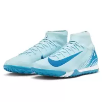 耐克(NIKE)男鞋秋季新款中端TF碎钉缓震高帮训练运动人草足球鞋