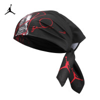耐克(NIKE)篮球头巾男士吸汗骑行JORDAN运动印花方巾 OSFM