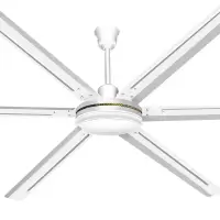 奥克斯 AUX 80寸大吊扇 工业级大风力吊顶扇车间厂房吊式电风扇 AUX-FD-80A-H-DSDG 白色(不含安装)