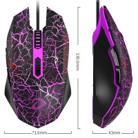 达尔优(dareu)牧马人EM915 G60鼠标笔记本电脑宏编程定制引擎鼠标黑色