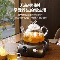 米技Miji电陶炉电磁炉德国米技炉电煮茶炉家用办公便携台式茶炉 I900咖色 900W