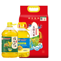 邻家饭香礼包LB-356调和油5L+葵花籽油5L+五常大米5KG