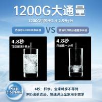 苏泊尔净水器直饮机RO反渗透1200G大通量过滤器UR106滤水器厨下软水机3.3Lmin单位:台