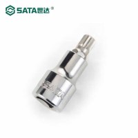 世达 12.5mm系列50mm长12角旋具套筒 SATA-24804 M10 1支