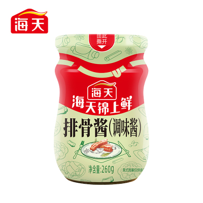 海天调味酱 锦上鲜排骨酱260g 家用调味红烧糖醋牛排蒸排骨烧烤手抓饼 排骨酱