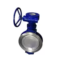 渤工 蜗轮对夹中心垂直式蝶阀 D371J/H-10C DN200 铸钢(单位:个)货期5天