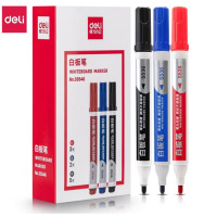 得力33546白板笔(混)(盒)