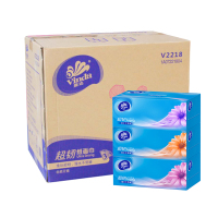 维达(Vinda)VS2218超韧盒装纸巾36盒/箱