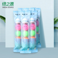 绿之源 30粒小便池除臭芳香球6袋 洁厕球卫生间男厕所卫生球樟脑除味