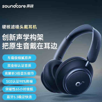 安克-声阔Life Q45无线蓝牙耳机头戴式降噪耳机 月夜蓝 A3040P31