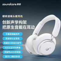 安克-声阔Life Q45无线蓝牙耳机头戴式降噪耳机 月牙白 A3040P21