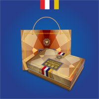 克拉之星 拔丝莲蓉月饼礼盒300g 50g*6颗