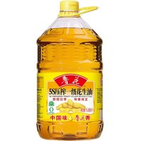 鲁花花生油5L 食用油 5S压榨一级 花生油