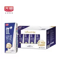 光明 优+纯牛奶 250ml/12盒