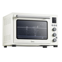 美的电烤箱40L多功能风炉大容量热风循环烤箱一体机PT4012W