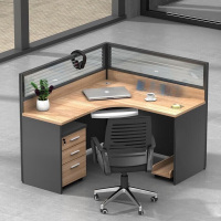 广迪盛大办公屏风卡座 1800*1800*600*1200 灰白色/厚度25mm