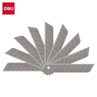 得力(deli)2016刀片加厚型大号壁纸墙纸刀片裁纸刀片切割刀片美工刀(10片/盒) 20盒/包