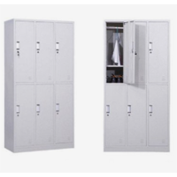 秦鑫(QINXIN)优质铁皮柜厚0.6mm更衣柜1800*900*420mm
