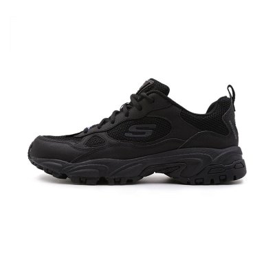 Skechers斯凯奇男鞋新款厚底老爹鞋时尚透气运动鞋轻便缓震跑步鞋51706-BBK ZP
