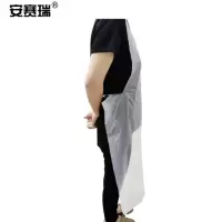 安赛瑞 一次性塑料围裙 防水防油防油漆颜料 白色 均码 100条装 11376