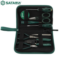 世达(SATA)五金工具多功能汽修组套 9件电子工具套装03750
