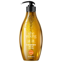 滋源 生姜强韧防断洗发水男女士侧柏叶洗头水无硅油滋养中干性 生姜强根健发洗头水(中干性)400ML