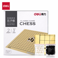 得力6760五子棋(黑色)(盒)